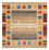 Gabbeh Teppich - Loribaft Indus quadratisch - 256 x 250 cm - hellbeige