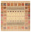 Gabbeh Teppich - Loribaft Indus quadratisch - 155 x 153 cm - dunkelbeige