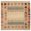 Gabbeh Teppich - Loribaft Indus quadratisch - 249 x 248 cm - dunkelbeige
