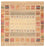 Gabbeh Teppich - Loribaft Indus quadratisch - 204 x 202 cm - hellbeige