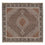 Perserteppich - Täbriz - Royal quadratisch - 200 x 200 cm - braun