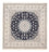 Perserteppich - Nain - Premium quadratisch - 206 x 206 cm - dunkelblau