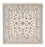 Perserteppich - Nain - Premium quadratisch - 212 x 212 cm - weiß