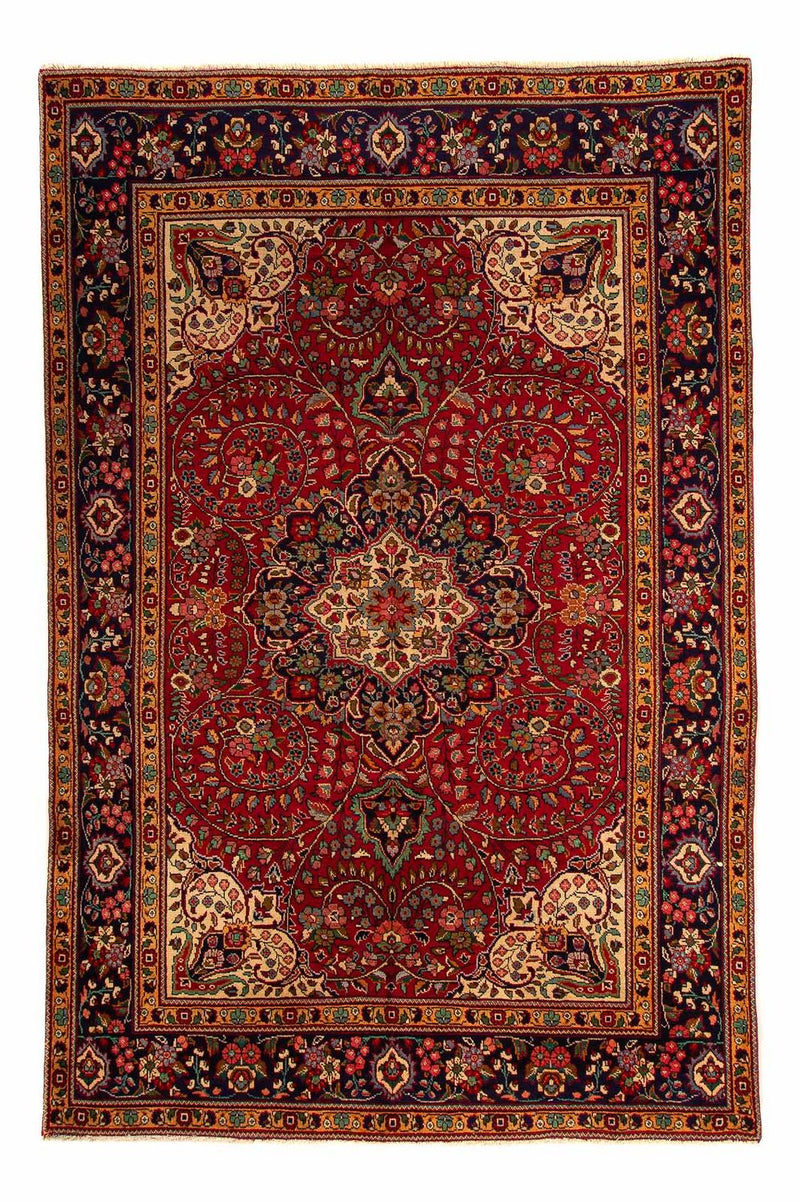Perserteppich - Täbriz 314 x 203 cm - dunkelrot