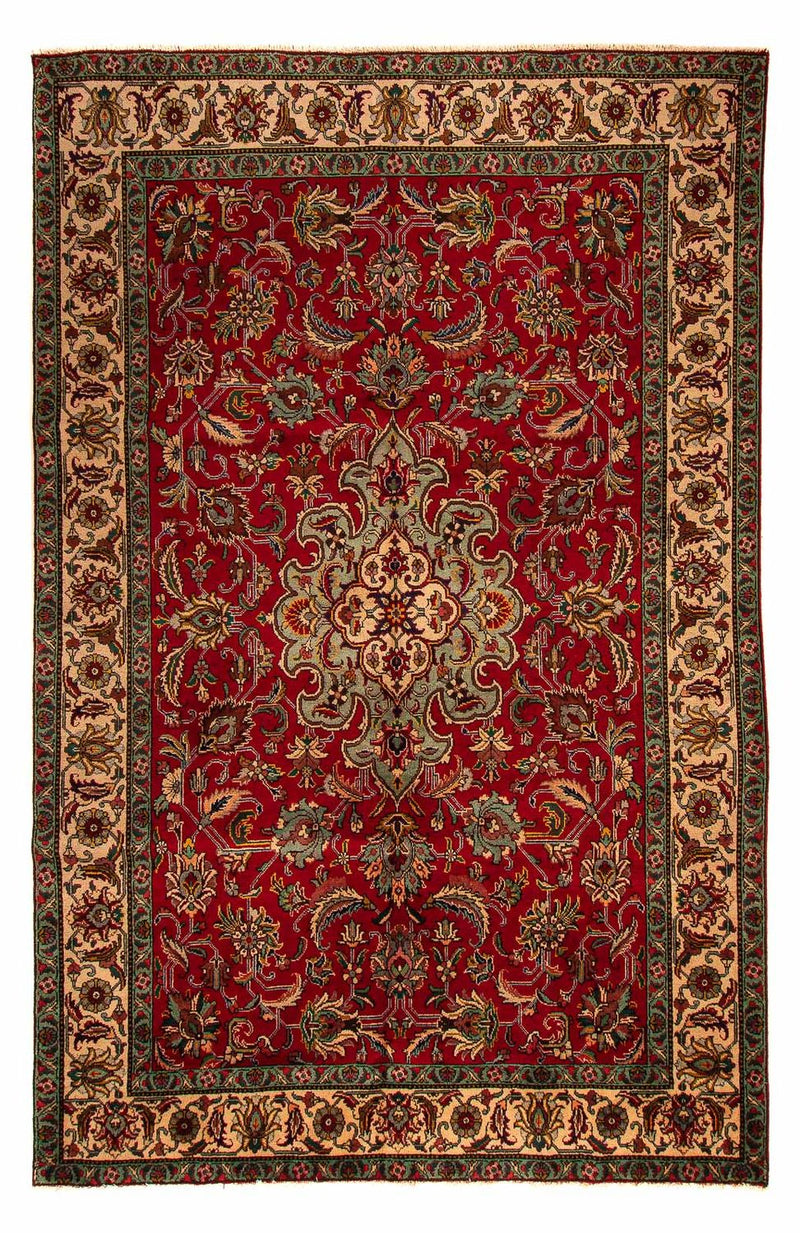 Perserteppich - Täbriz 305 x 200 cm - dunkelrot