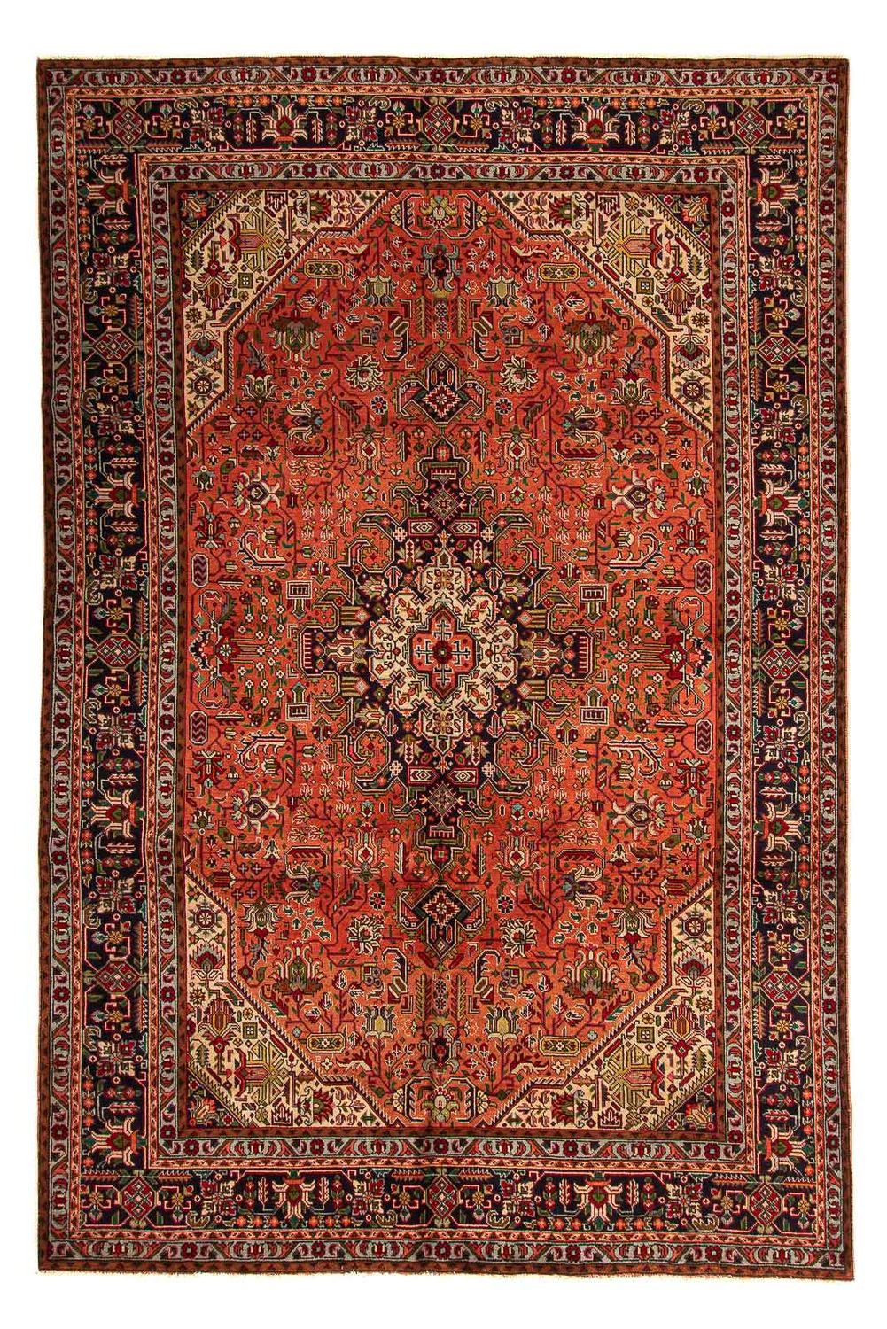 Perserteppich - Täbriz 295 x 195 cm - hellrot