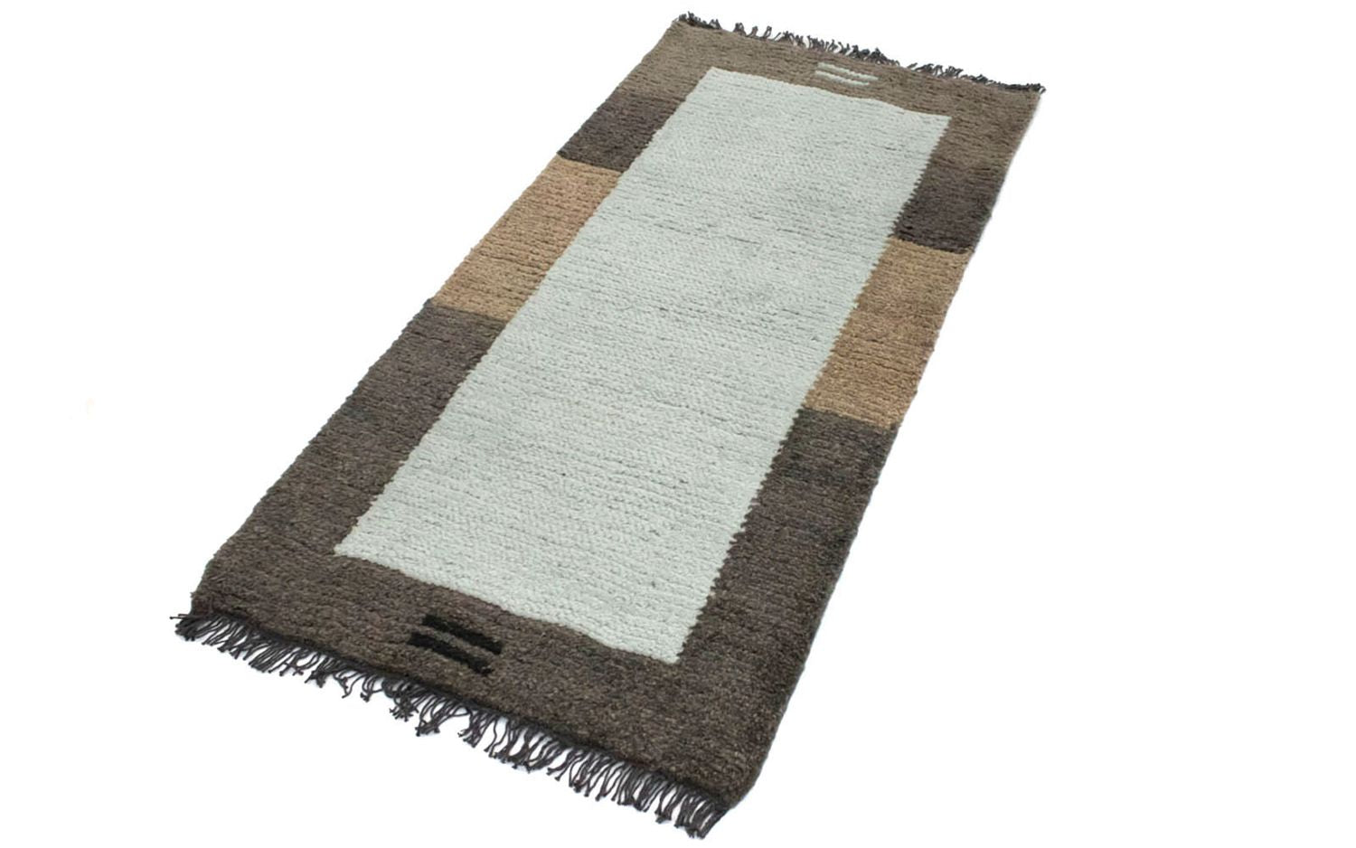 Nepal Teppich 140 x 70 cm - beige