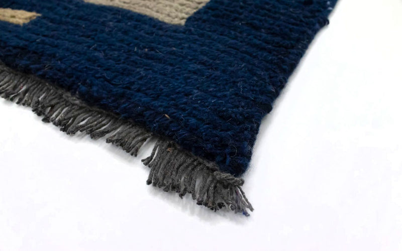 Nepal Teppich 140 x 70 cm - braun