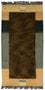 Nepal Teppich 140 x 70 cm - braun