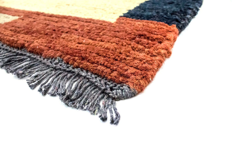 Nepal Teppich 140 x 70 cm - beige