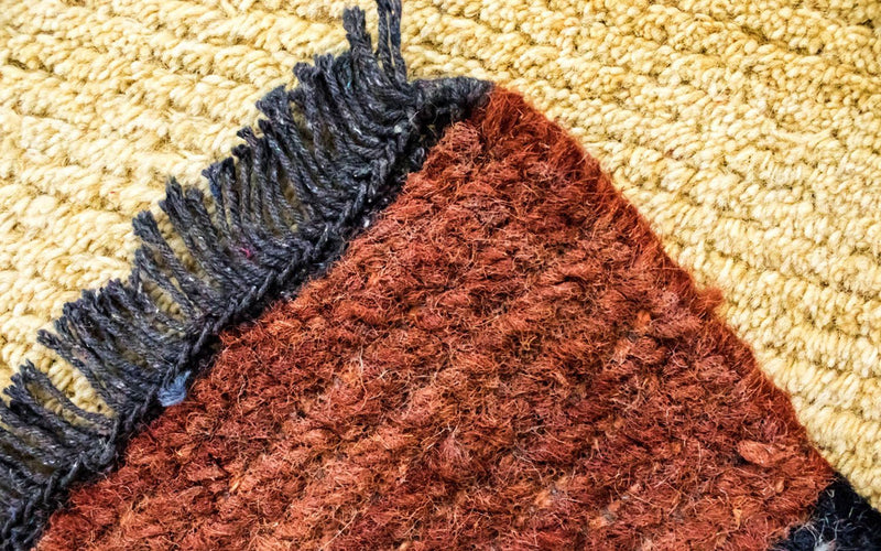 Nepal Teppich 140 x 70 cm - beige