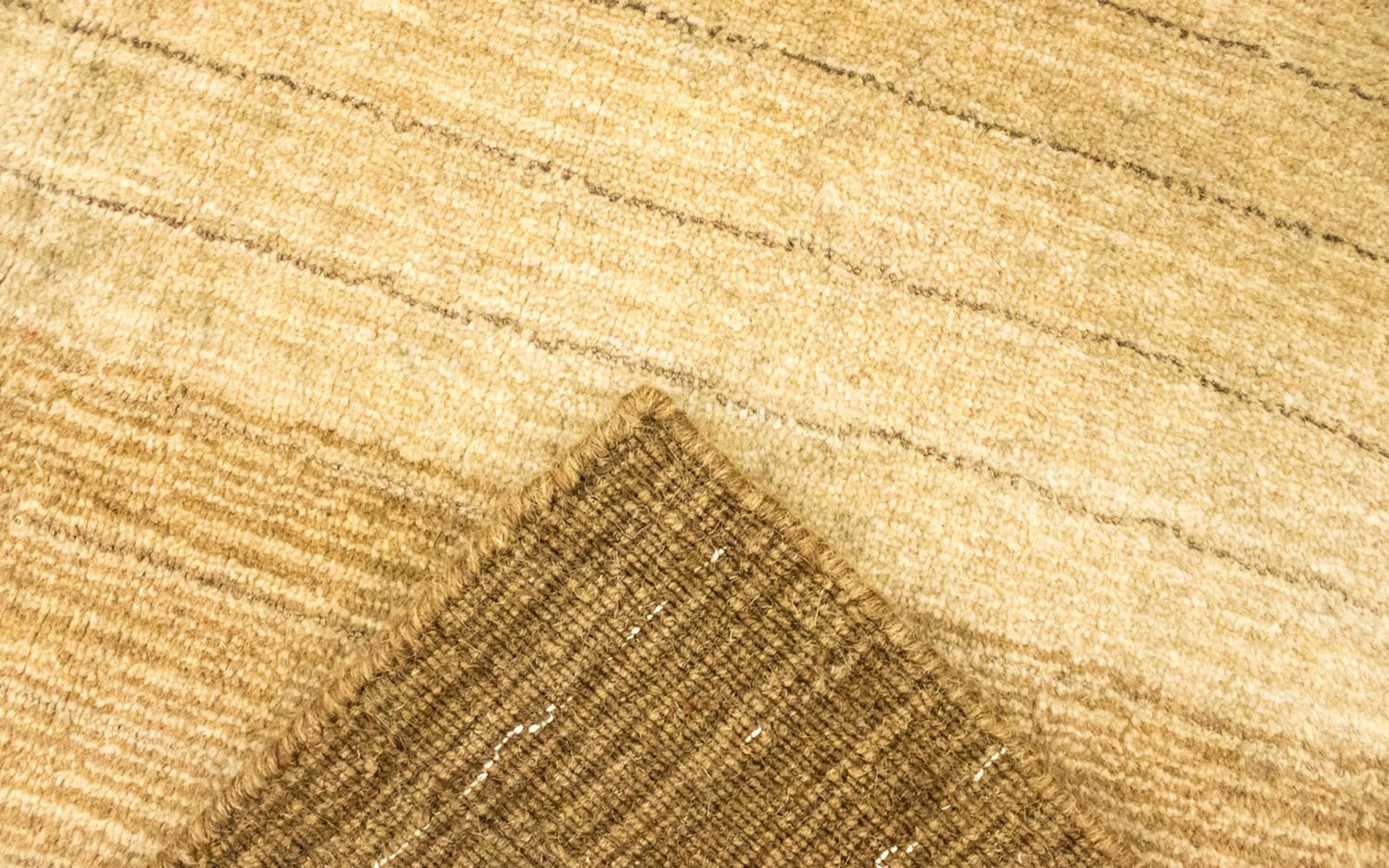 Wollteppich 247 x 175 cm Wohnzimmer Teppich