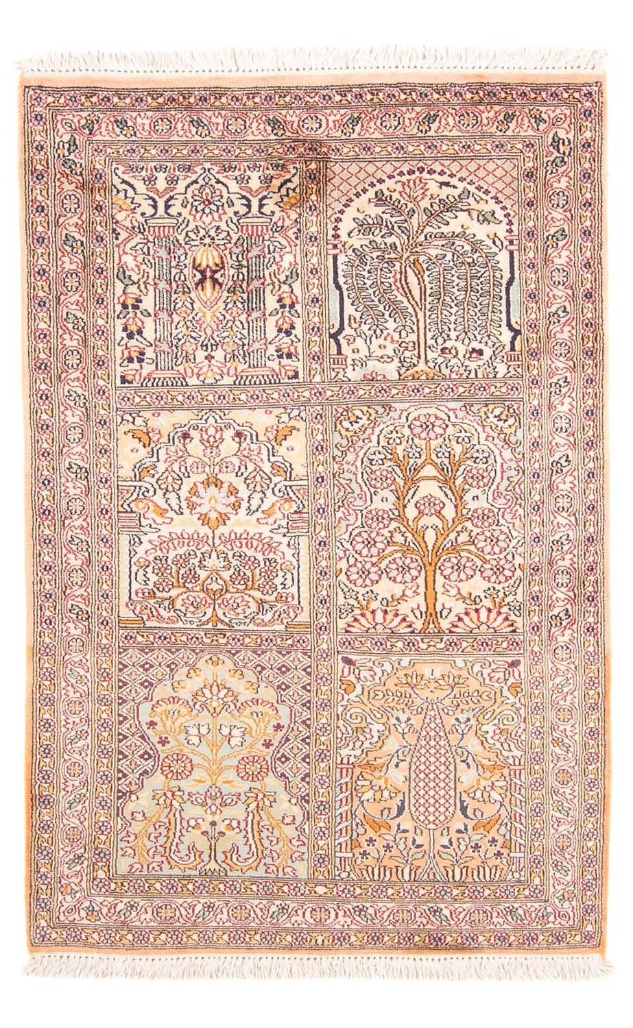 Seidenteppich - Kaschmir Seide 119 x 79 cm Teppichbrücke