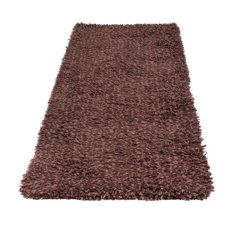 Läufer Hochflor - 201 x 69 cm - braun