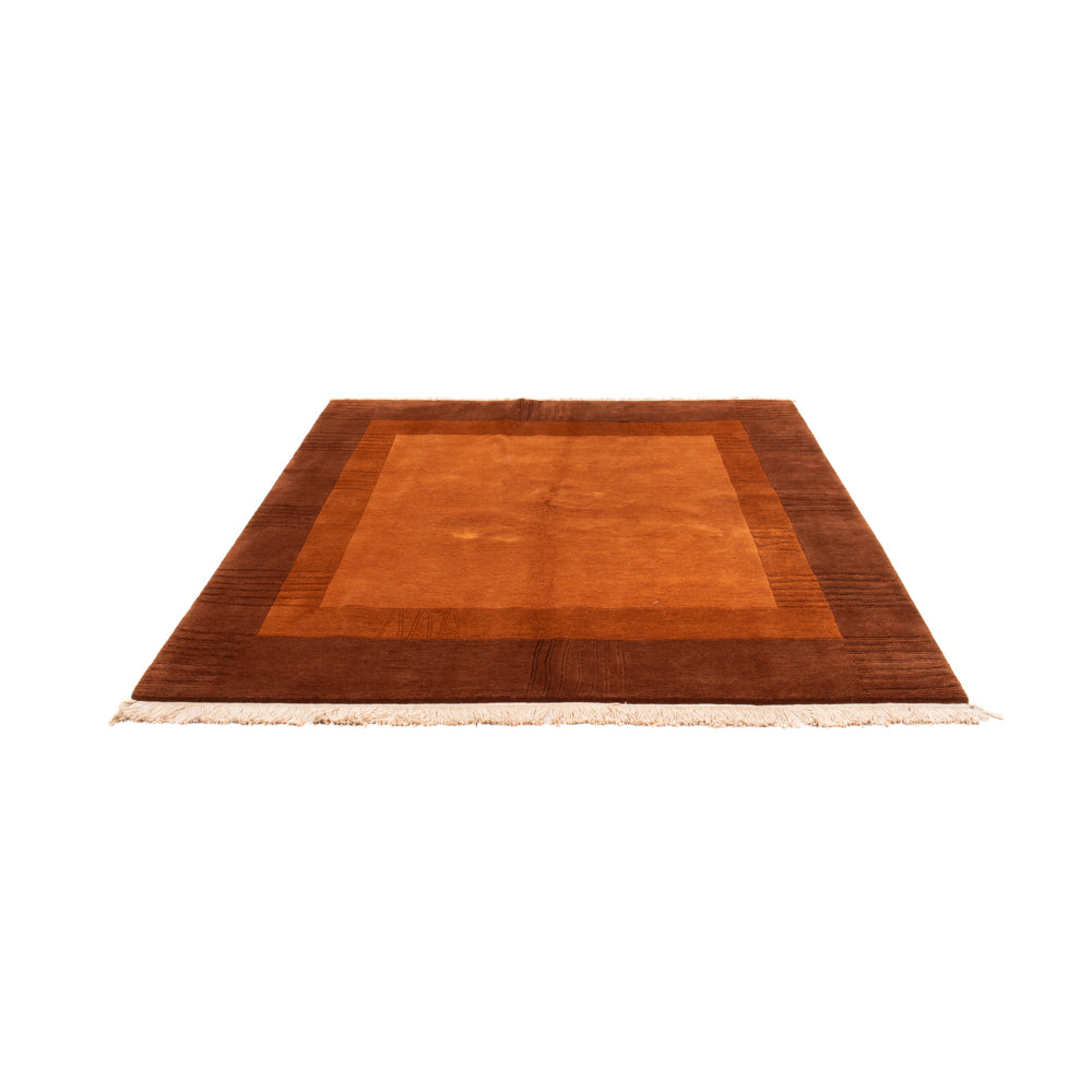 Nepal Teppich - Royal quadratisch  - 205 x 203 cm - braun