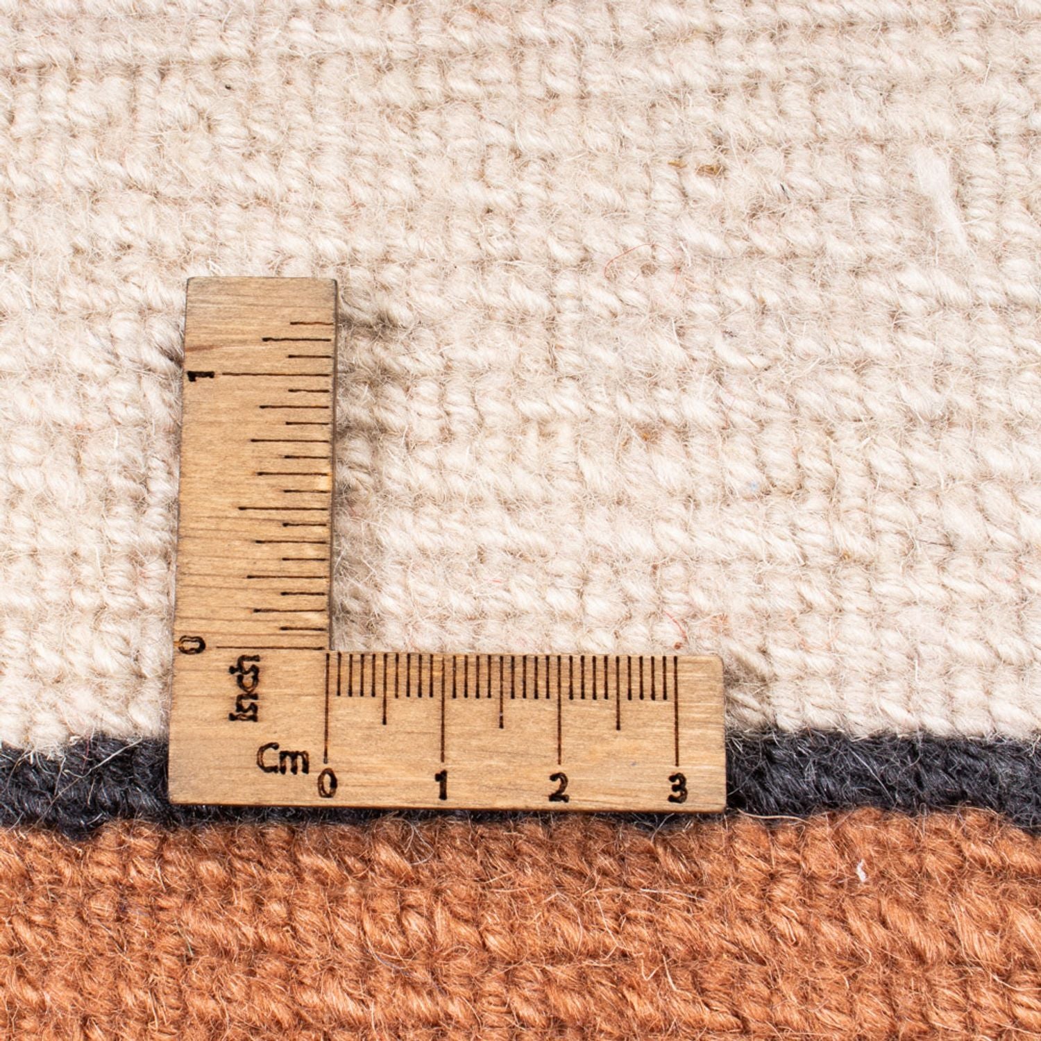 Nepal Teppich quadratisch  - 250 x 250 cm - braun