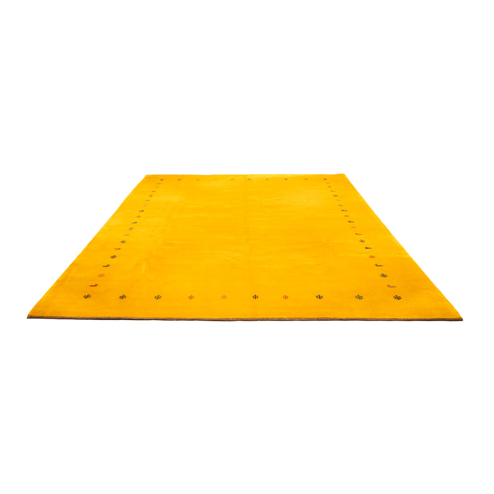 Gabbeh Teppich - Indus - 388 x 299 cm - gelb