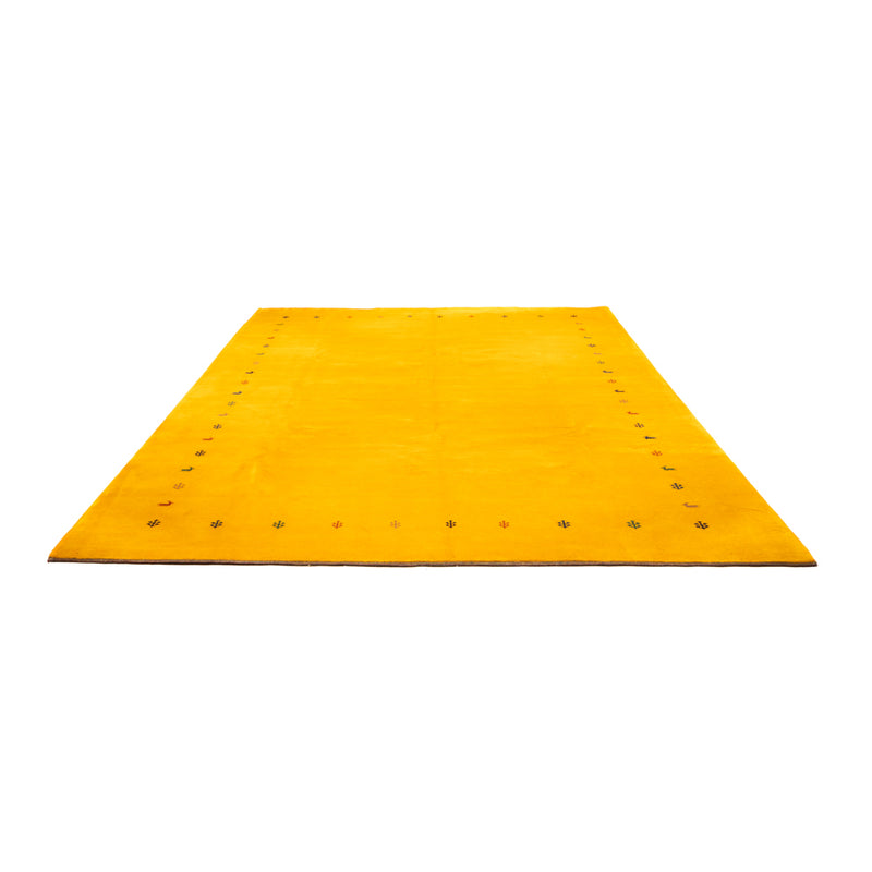 Gabbeh Teppich - Indus - 388 x 299 cm - gelb