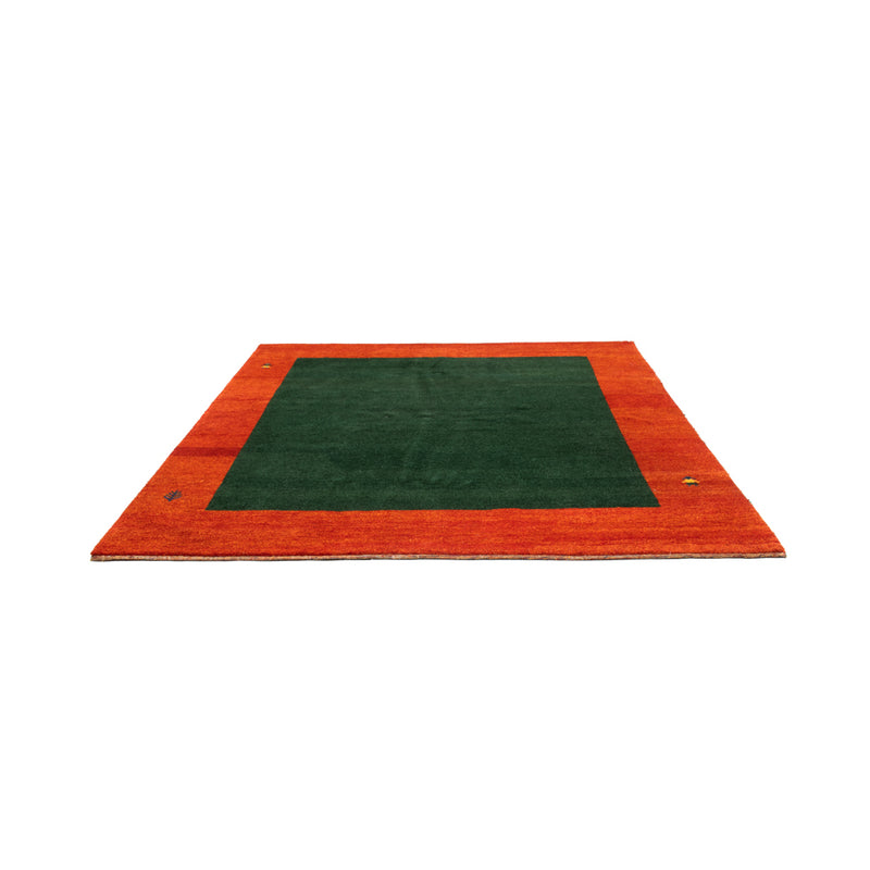 Gabbeh Teppich - Indus quadratisch  - 250 x 247 cm - grün