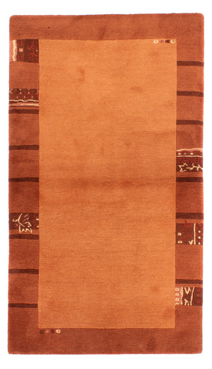 Nepal Teppich - Royal - 162 x 92 cm - rost