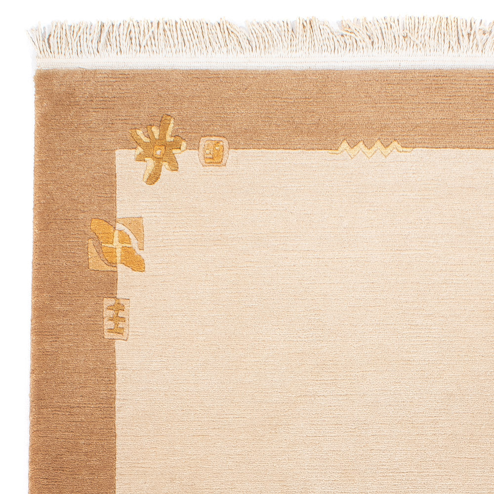 Nepal Teppich - Royal - 162 x 94 cm - beige