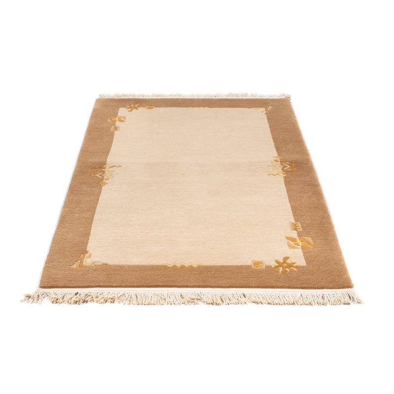 Nepal Teppich - Royal - 162 x 94 cm - beige