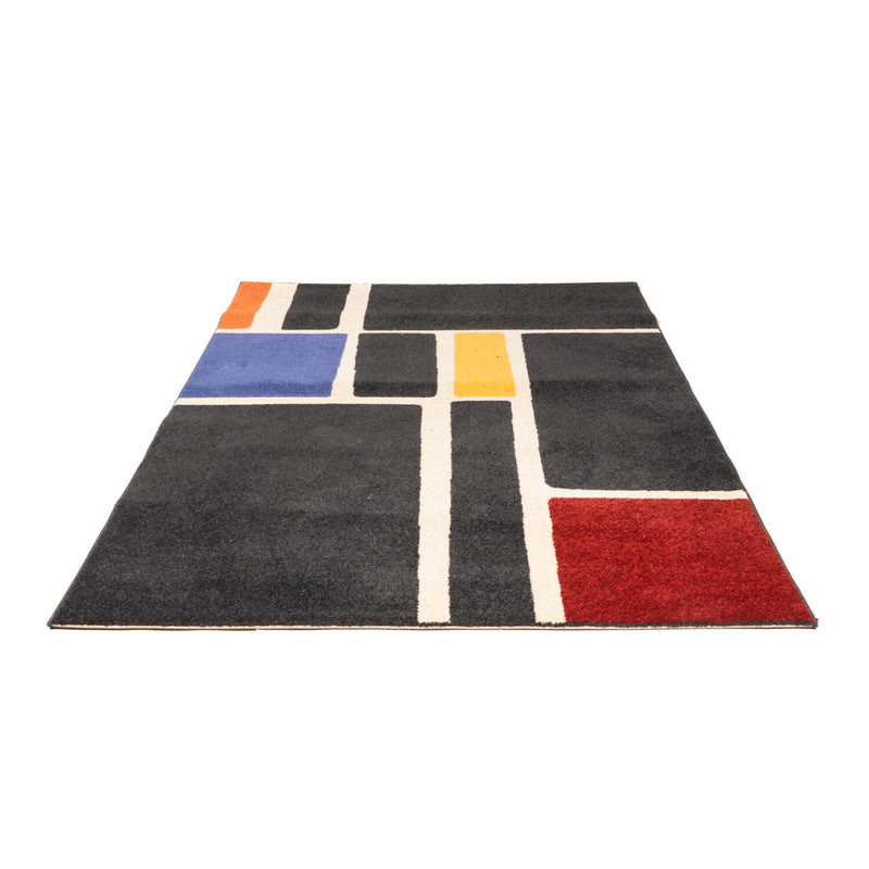 Moderner Teppich - 230 x 160 cm - dunkelbeige