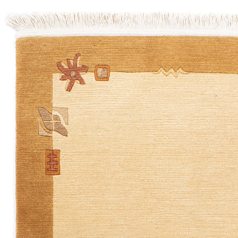 Nepal Teppich - Royal - 141 x 72 cm - beige