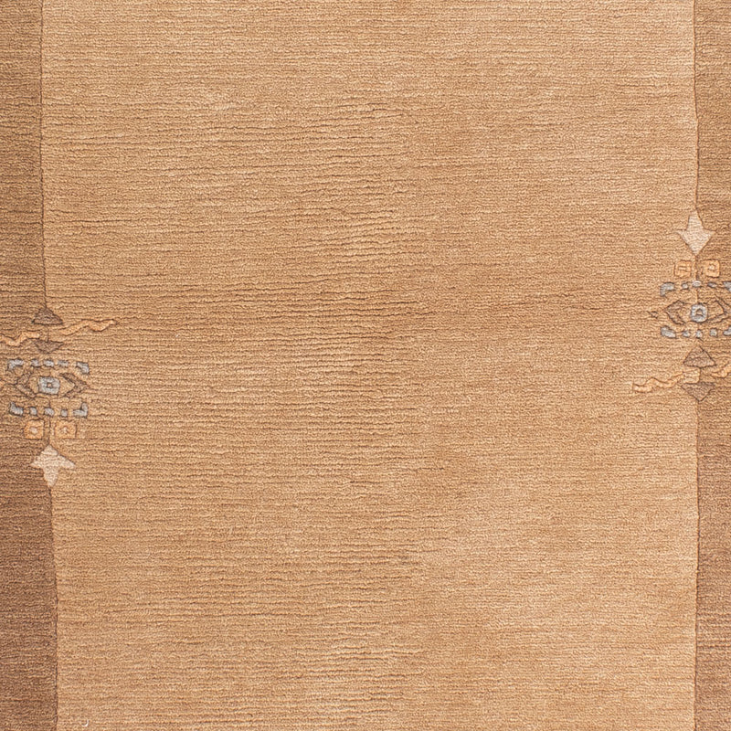 Nepal Teppich - Royal - 141 x 73 cm - hellbraun