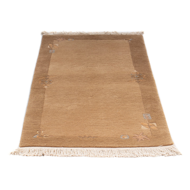 Nepal Teppich - Royal - 141 x 73 cm - hellbraun