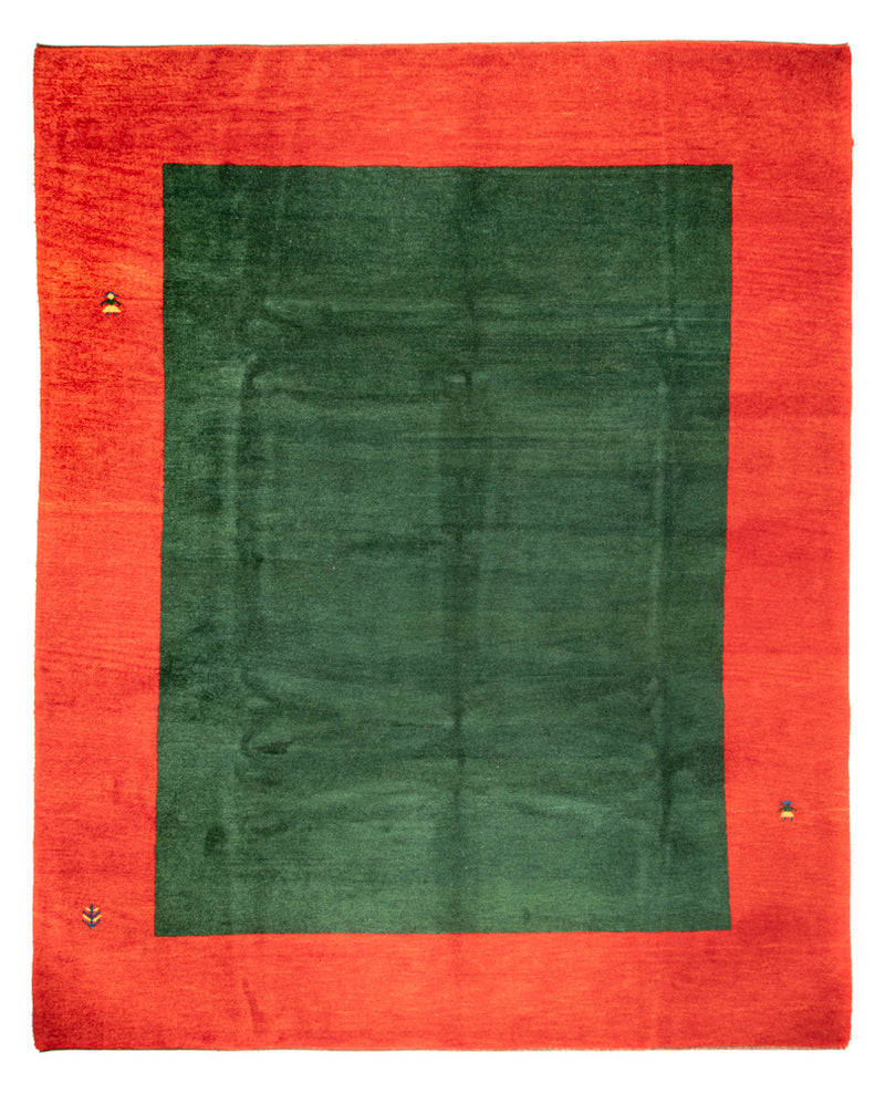 Gabbeh Teppich - Indus - Royal - 402 x 316 cm - grün