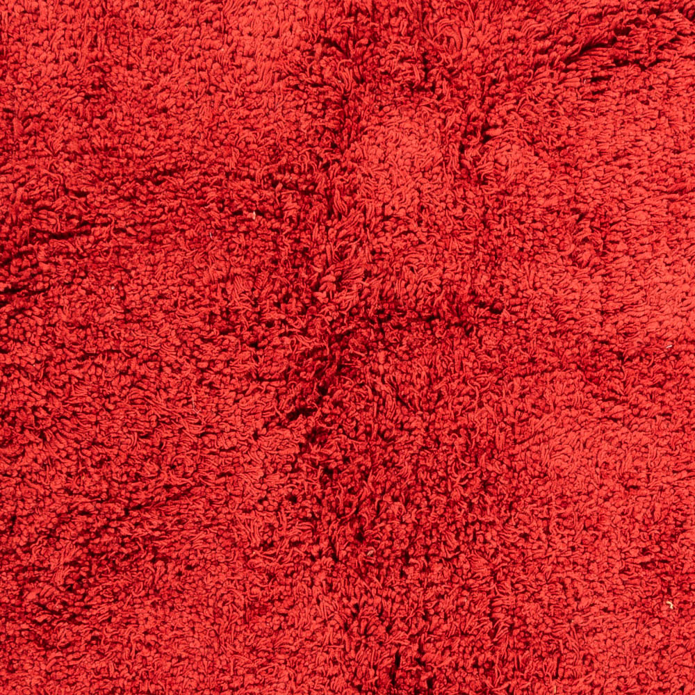 Hochflor Teppich - 200 x 140 cm - rot