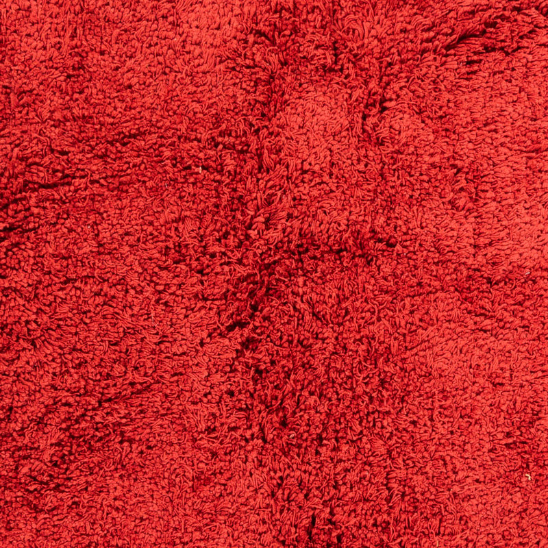 Hochflor Teppich - 200 x 140 cm - rot