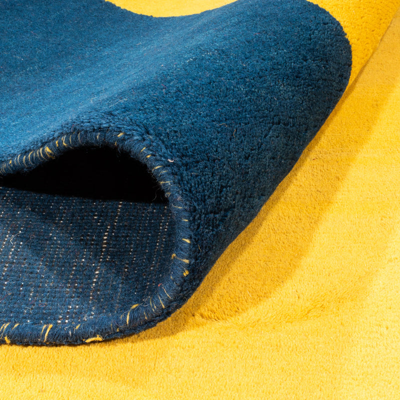Gabbeh Teppich - Indus quadratisch  - 252 x 247 cm - gelb