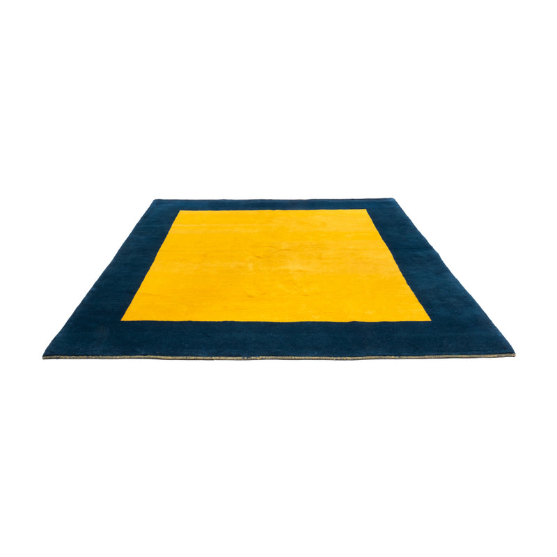 Gabbeh Teppich - Indus quadratisch  - 252 x 247 cm - gelb
