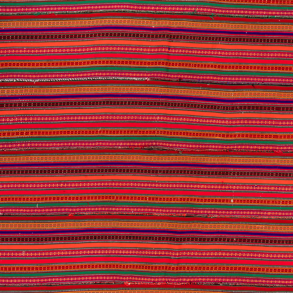 Kelim Teppich - Old quadratisch  - 240 x 238 cm - rot