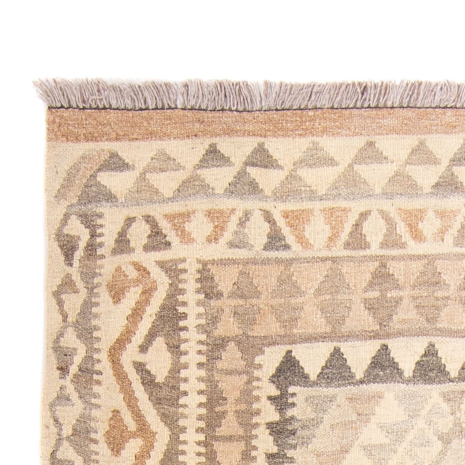 Kelim Teppich - Splash 203 x 121 cm - beige