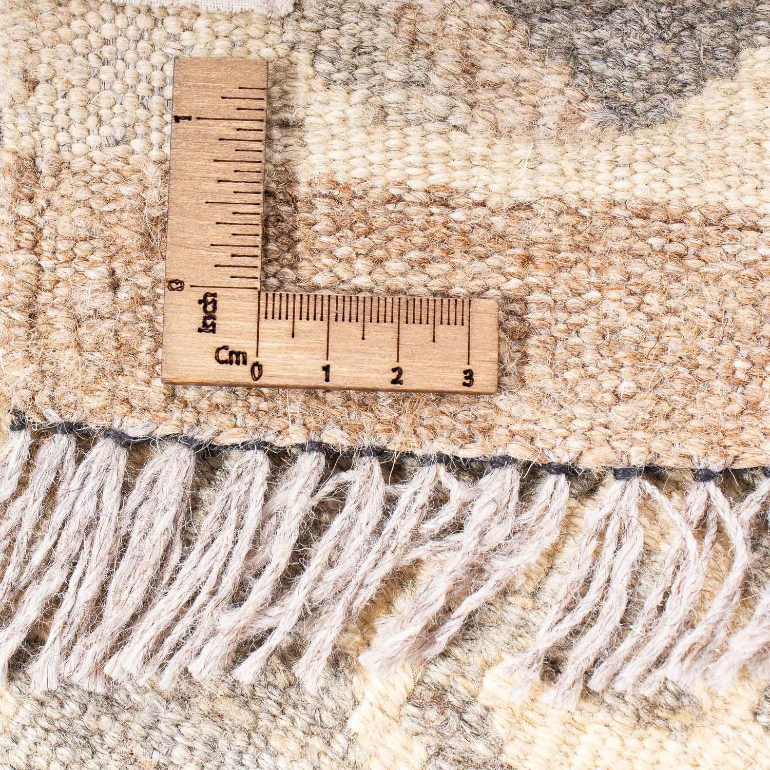 Kelim Teppich - Splash 203 x 121 cm - beige
