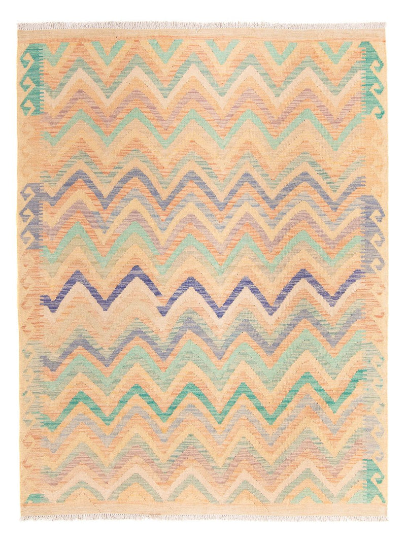 Kelim Teppich - Splash 203 x 152 cm - mehrfarbig