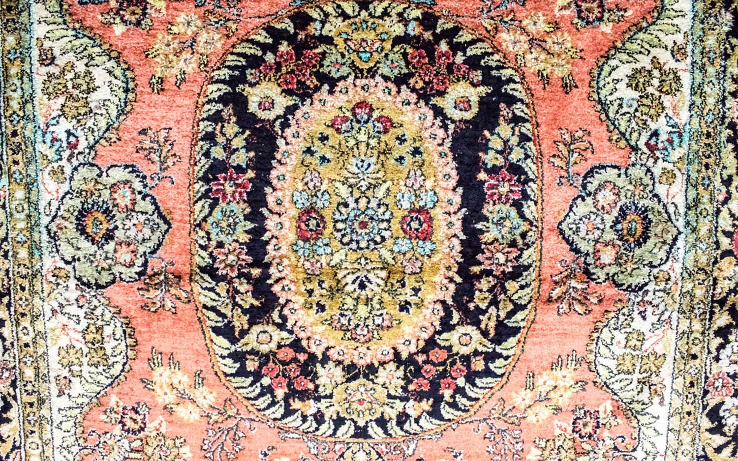 Seidenteppich - Kayseri 155 x 110 cm Teppichbrücke
