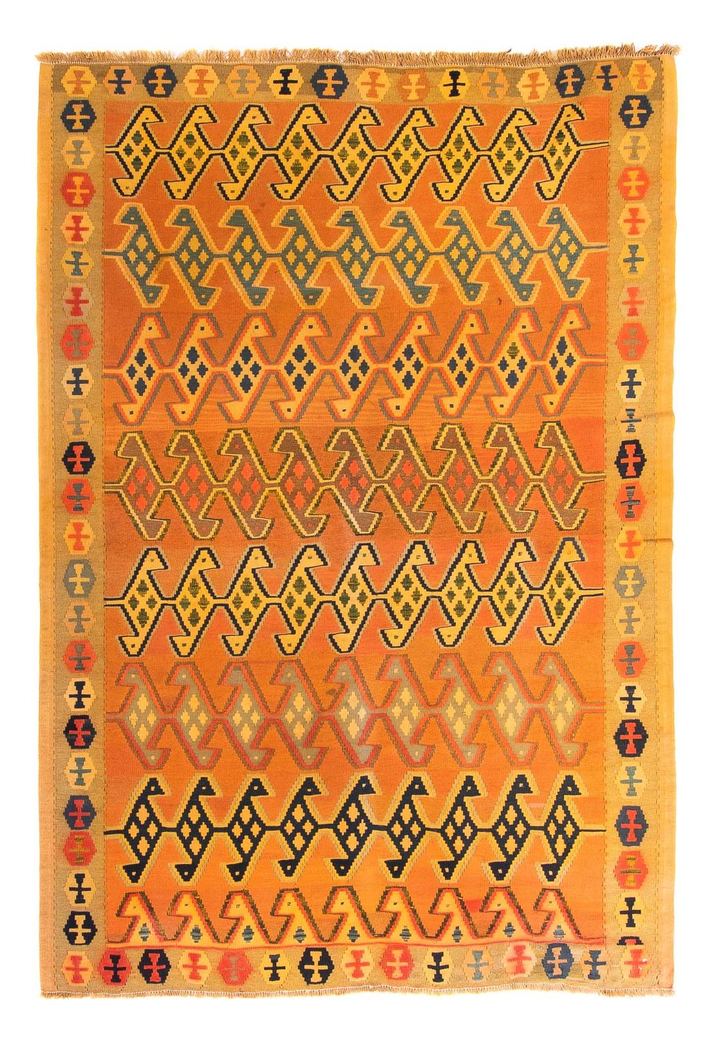 Kelim Teppich - Old 250 x 180 cm - mehrfarbig