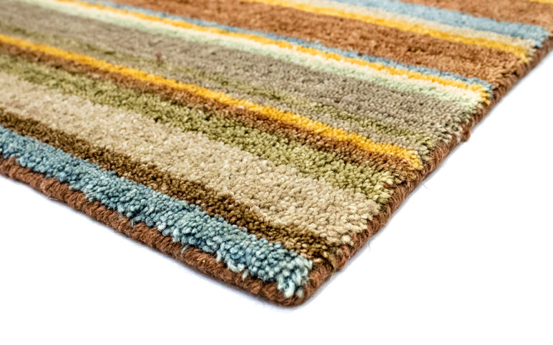 Wollteppich 225 x 162 cm Teppich Wohnzimmer