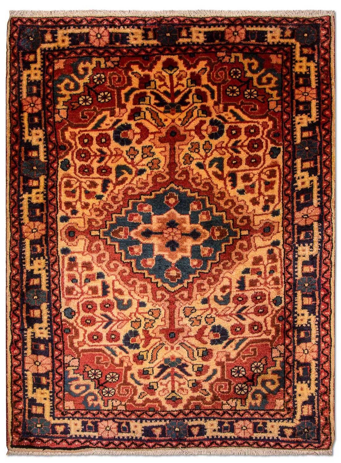 Perserteppich - Nomadic 95 x 68 cm - mehrfarbig