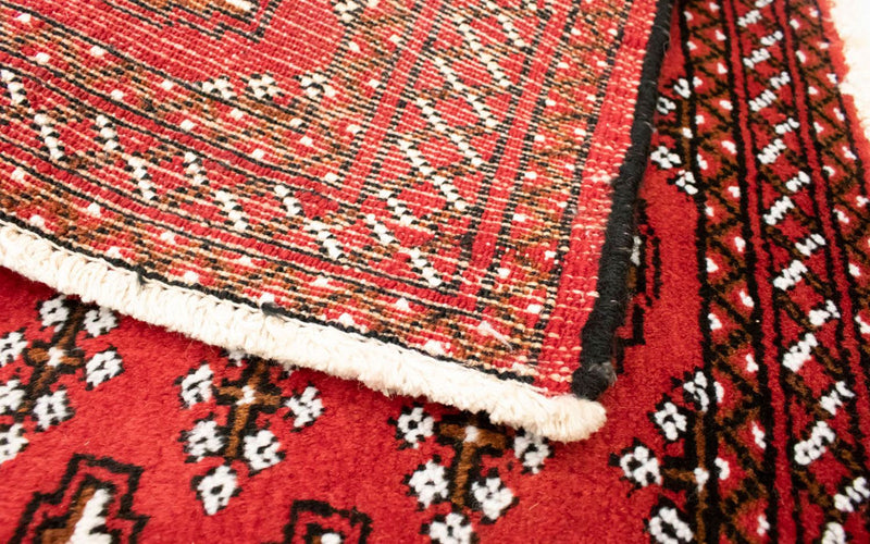 Turkaman Teppich 100 x 50 cm - rot