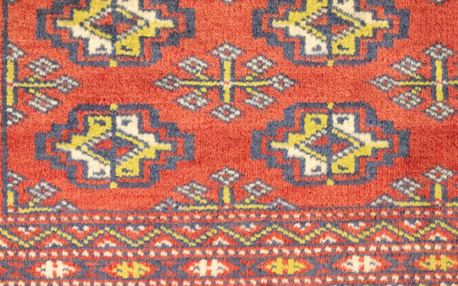 Turkaman Teppich 100 x 50 cm - rot