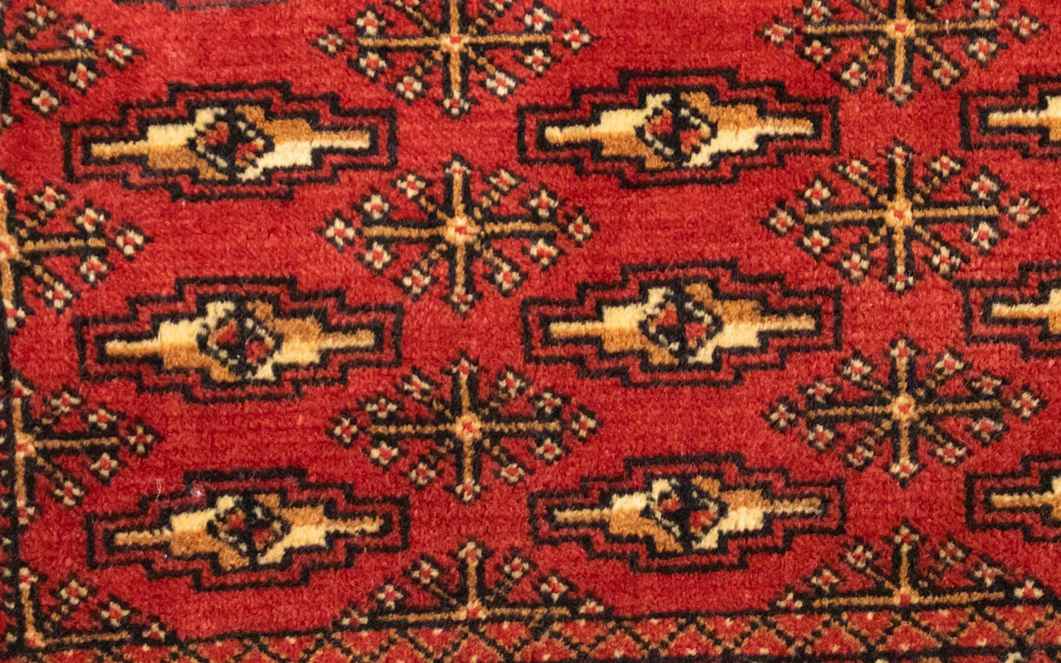 Turkaman Teppich 100 x 50 cm - rot