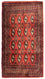 Turkaman Teppich 100 x 50 cm - rot
