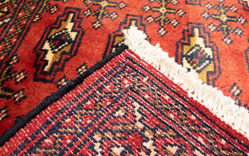 Turkaman Teppich 100 x 50 cm - rot