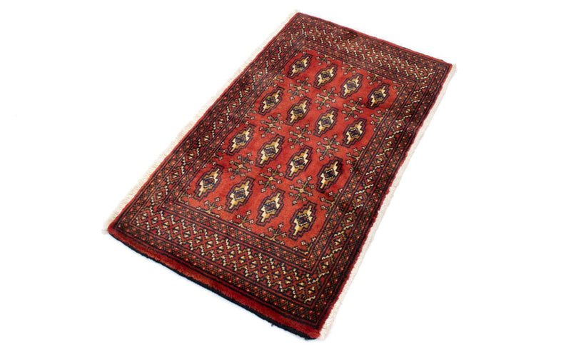 Turkaman Teppich 100 x 50 cm - rot