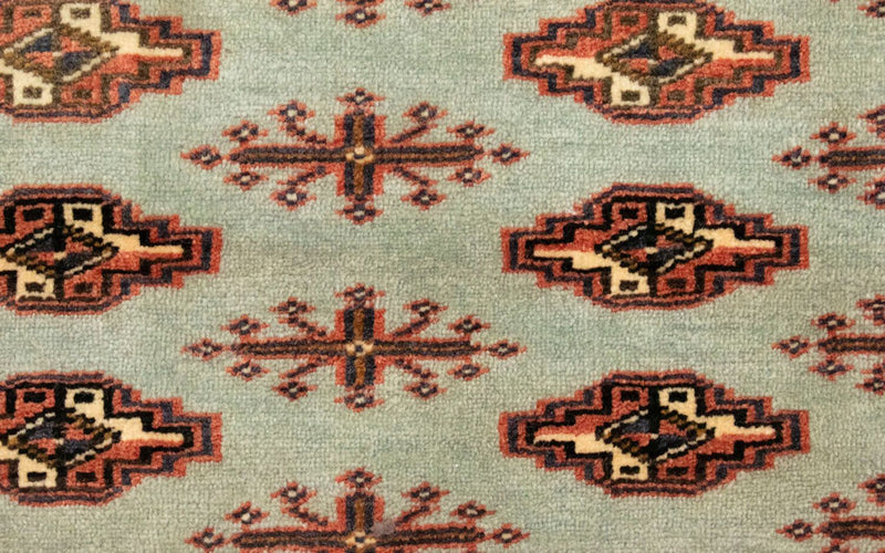 Turkaman Teppich 100 x 50 cm - rot